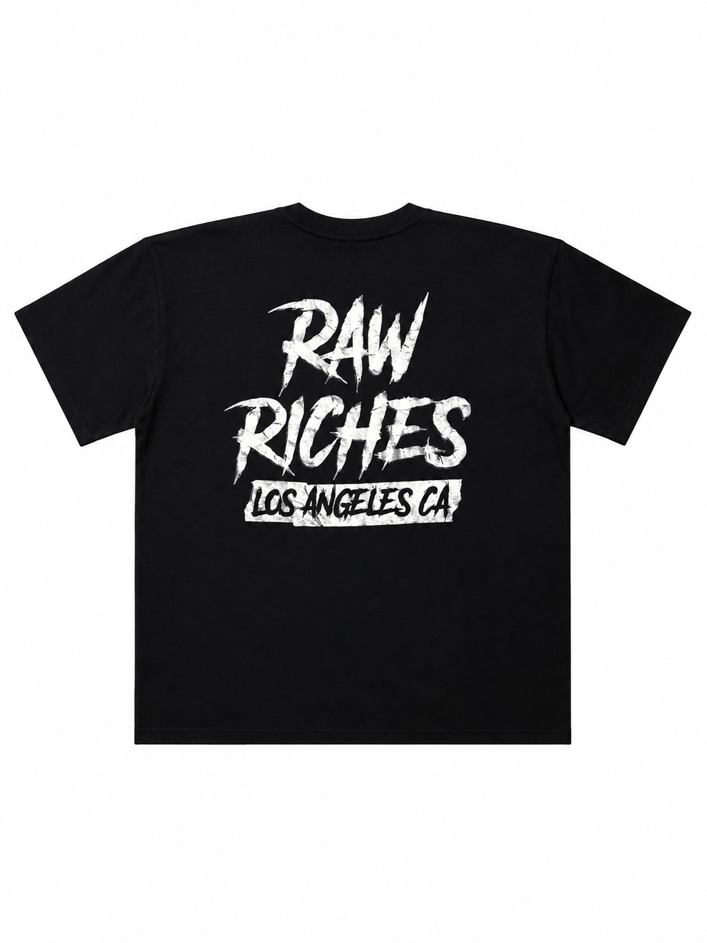 Tape effect oversized tee
