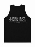 Born Raw Worn Rich tank top