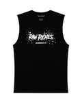 Paint splatter sleeveless tank