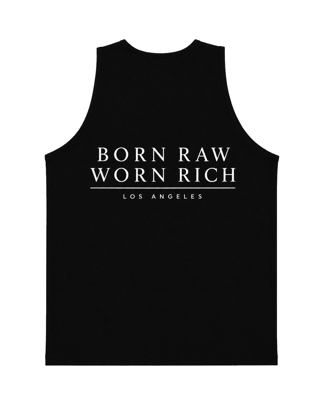 Born Raw Worn Rich tank top